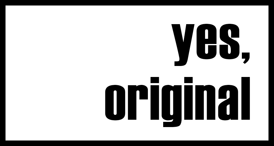 drop yes, original